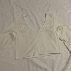 Aeropostale Cream Crop Top